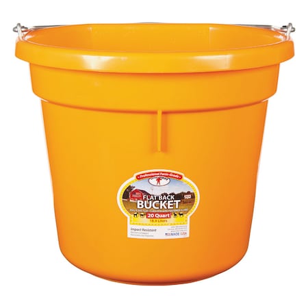 Little Giant Little Giant 20 qt Bucket Orange P20FBORANGE6